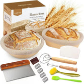 XOHUYD banneton round 9-inch basket for even fermentation and crisp crust
