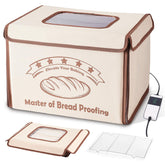 XPLI bread-proofing-box front view shows compact foldable design for even dough warming