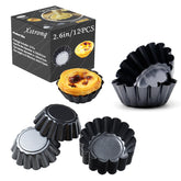 Xstronq egg tart molds 12pcs 2.6 inch for even batch baking.