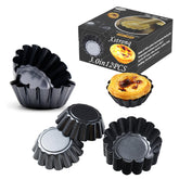 Xstronq egg tart molds 12pcs 3-inch set for batch-baking delicious mini tarts
