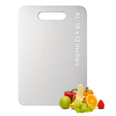 XTBSE titanium cutting board double-sided 18x12 for versatile prep and organization