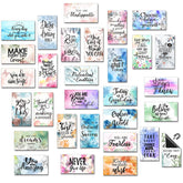 Xuhal inspirational magnets watercolor collection for vibrant fridge decor and daily motivation.