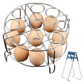 Xxshcdz egg-steamer-rack-stackable shown with 18-egg capacity for Instant Pot