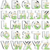 Xzhloym alphabet letter cookie cutters 26-piece set for personalized cookies and gifts