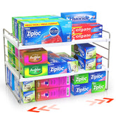 YAN & HIN expandable cabinet organizer keeps shelves neat and flexible.