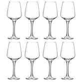 YANGNAY wine glasses with an elegant tapered bowl for versatile red or white wine