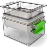 YARKOR Tofu Press with water tray enables mess-free pressing and easy drainage.