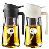 YARRAMATE 2in1 oil sprayer bottle pour for precise control while cooking.