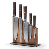 Yatoshi Knives magnetic block displaying organized blades for quick access