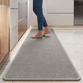 YDKGL water-absorbent runner top view helps keep floors dry after cooking.