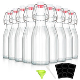 YEBODA 8oz swing-top glass bottle ready for beverages and storage