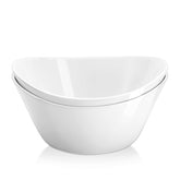 Yedio porcelain salad bowls set ideal for salads and soups