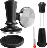 Yeelan espresso tamper spring-loaded 51mm base for consistent tamping and even extraction.