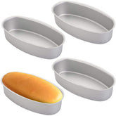Yesland oval cheesecake pan 8 inch – durable aluminum bakeware for even browning.