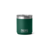 YETI Rambler 10 oz Lowball 2.0 front view, compact stackable design for space saving.