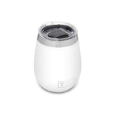 YETI Rambler 10 oz Wine Tumbler white front view showing compact size