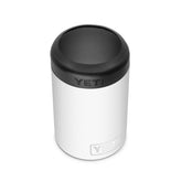 YETI Rambler Colster white front view shows standard can compatibility and cold-keeping potential.