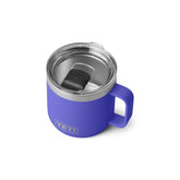 YETI Rambler 14 oz stackable mug with MagSlider lid for secure, one-handed sipping.