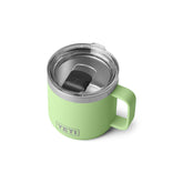 YETI Rambler 14 oz stackable mug in Key Lime for travel and daily use