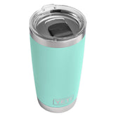 YETI Rambler 20 oz seafoam front view, durable stainless steel for everyday hydration.