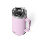 YETI Rambler 24oz Mug in Cherry Blossom with rugged stainless steel for everyday durability.