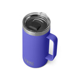 YETI Rambler 24 oz mug with MagSlider lid close-up showing a secure magnet seal.