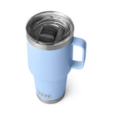 YETI Rambler 30 oz with Stronghold Lid close-up showing secure seal and durability.