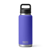 YETI Rambler 36 oz bottle with leakproof Chug Cap for quick sips on the go.