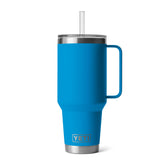 YETI Rambler 42 oz with handle, Big Wave Blue, ideal for all-day hydration