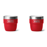 YETI Rambler 4 oz stackable cup for espresso shots; portable and keeps coffee hot.