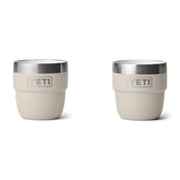 YETI Rambler 4oz Stackable Cup front view in Cape Taupe, durable everyday use