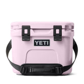 YETI Roadie 15 cherry blossom front view, compact cooler for easy transport.