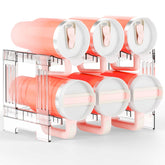 Yieach stackable cup and bottle organizer for space-saving two-tier storage