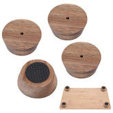 YiePhiot wooden cutting board feet set stabilizes your board on counters