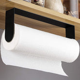 YIGII black paper towel holder wall mount; sturdy and space-saving.