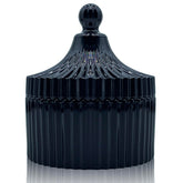 YILUSHENGHUA colorful glass jar with lid for candy storage and decor