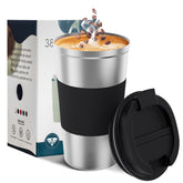 YINBAOGE travel mug with secure lid for spill-free sipping on the go