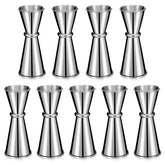 Yinkin nine-piece jigger set with precise 1 oz and 2 oz measurements.