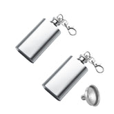 YIUWLMN two-ounce pocket bottle for easy travel and discreet sipping.