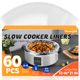 YixangDD slow cooker liner 13x21 inches protects cookware and eases cleanup.