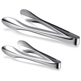 Yiyiring two-pack 12-inch tongs in polished stainless steel for versatile buffet serving