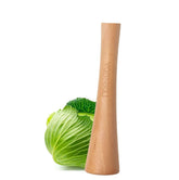YOBNKU sauerkraut-pounder in beech wood for safe fermentation prep