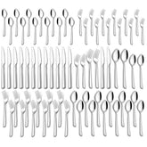 Yoehka 60-piece set on a dining table, ideal for hosting guests.