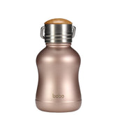 YOHKOH Mini Bottle gold front view for portable hydration
