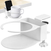 Yonsya desk cup holder main view showcases sturdy metal construction and stability.