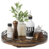 Yoobure 9in Lazy Susan base shown for stable cabinet storage and balance.