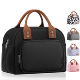 Yotrone lunch bag front pocket keeps essentials handy for quick access during commutes.