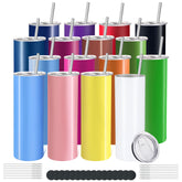 YOUKE OLA 16-pack skinny tumbler with straight profile, ideal for on-the-go hydration.