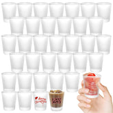 YOUKE OLA 36-pack frosted sublimation shot glasses ready for custom gifts.