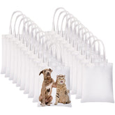 YOUKE OLA sublimation tote with white blank surface for DIY designs.